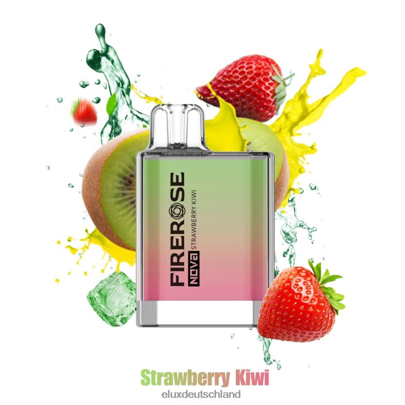 Elux Firerose Nova 600 Züge Einweg-Vaporizer Erdbeer-Kiwi Elux Vape Deutschland H844X25