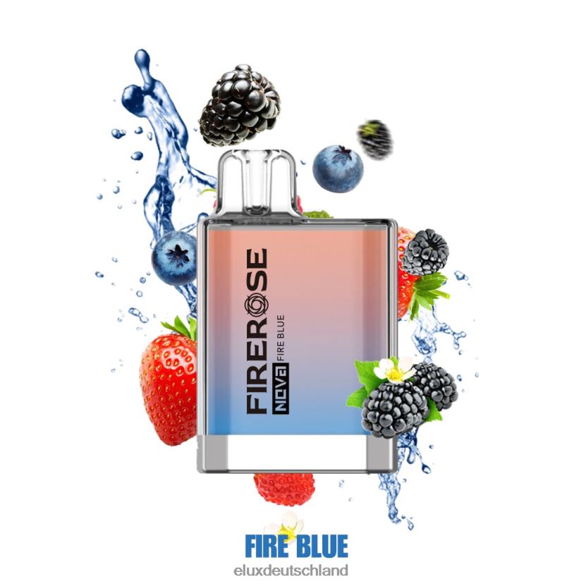 Elux Firerose Nova 600 Züge Einweg-Vaporizer Feuerblau Elux Germany H844X26