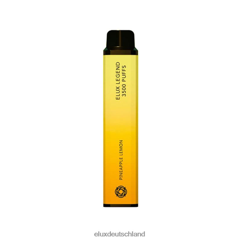 Elux Legend 3500 Züge Einweg-Vaporizer Ananas-Zitrone Elux Vape Flavours H844X12